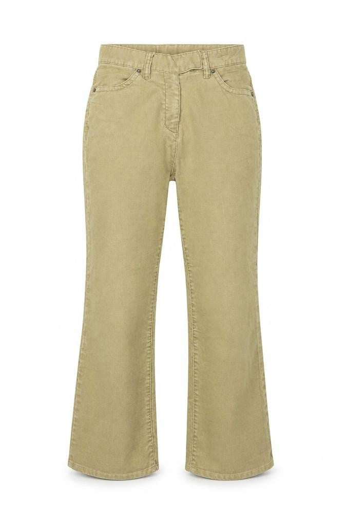 Rohan Womens Beige Corduroy Wide-Leg Casual Trousers Size 8