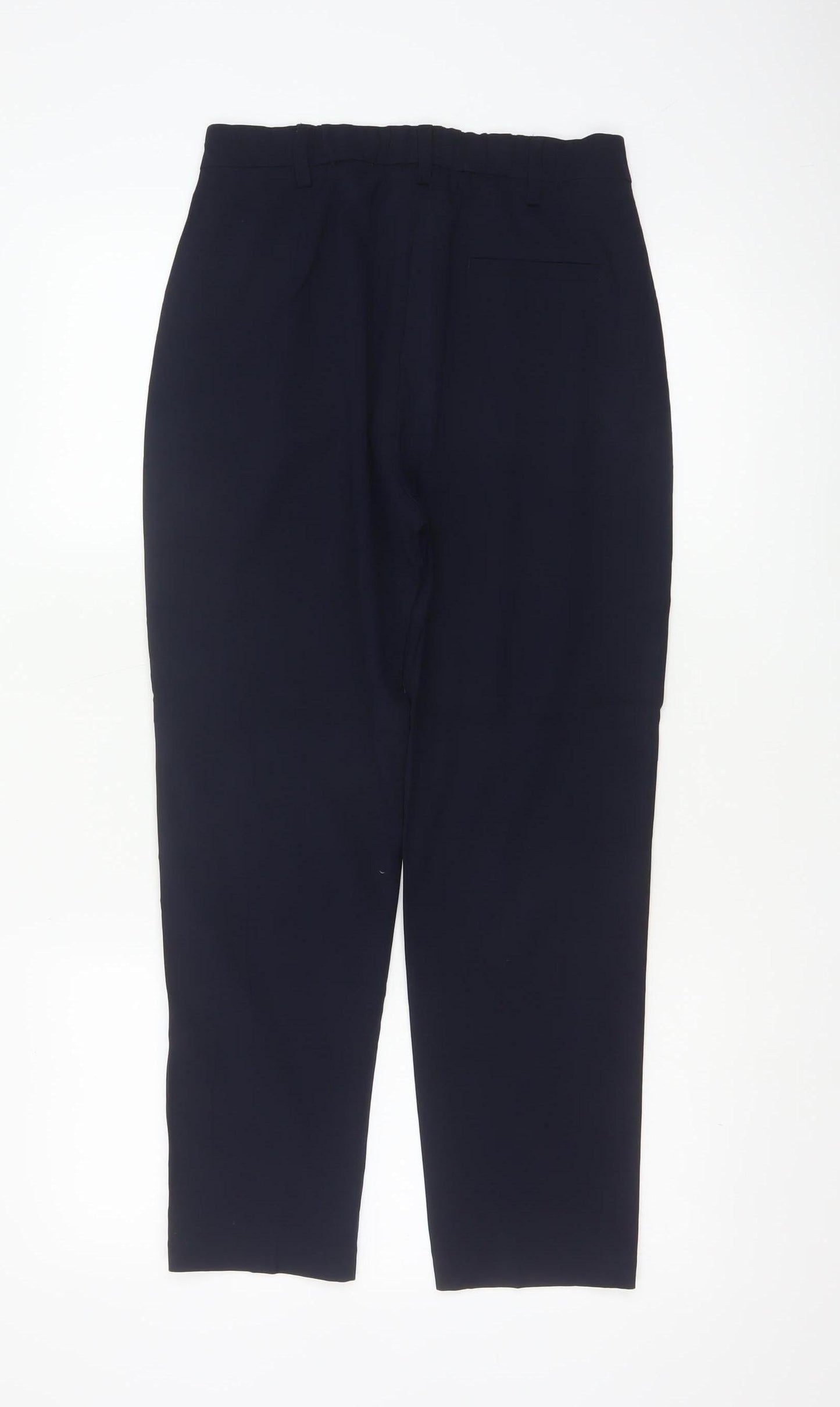 Marks and Spencer Women's Navy Blue Short Length Trousers Size 8