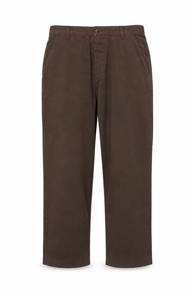 Marks and Spencer Blue Harbour Men's Brown 34x29 Chino Trousers