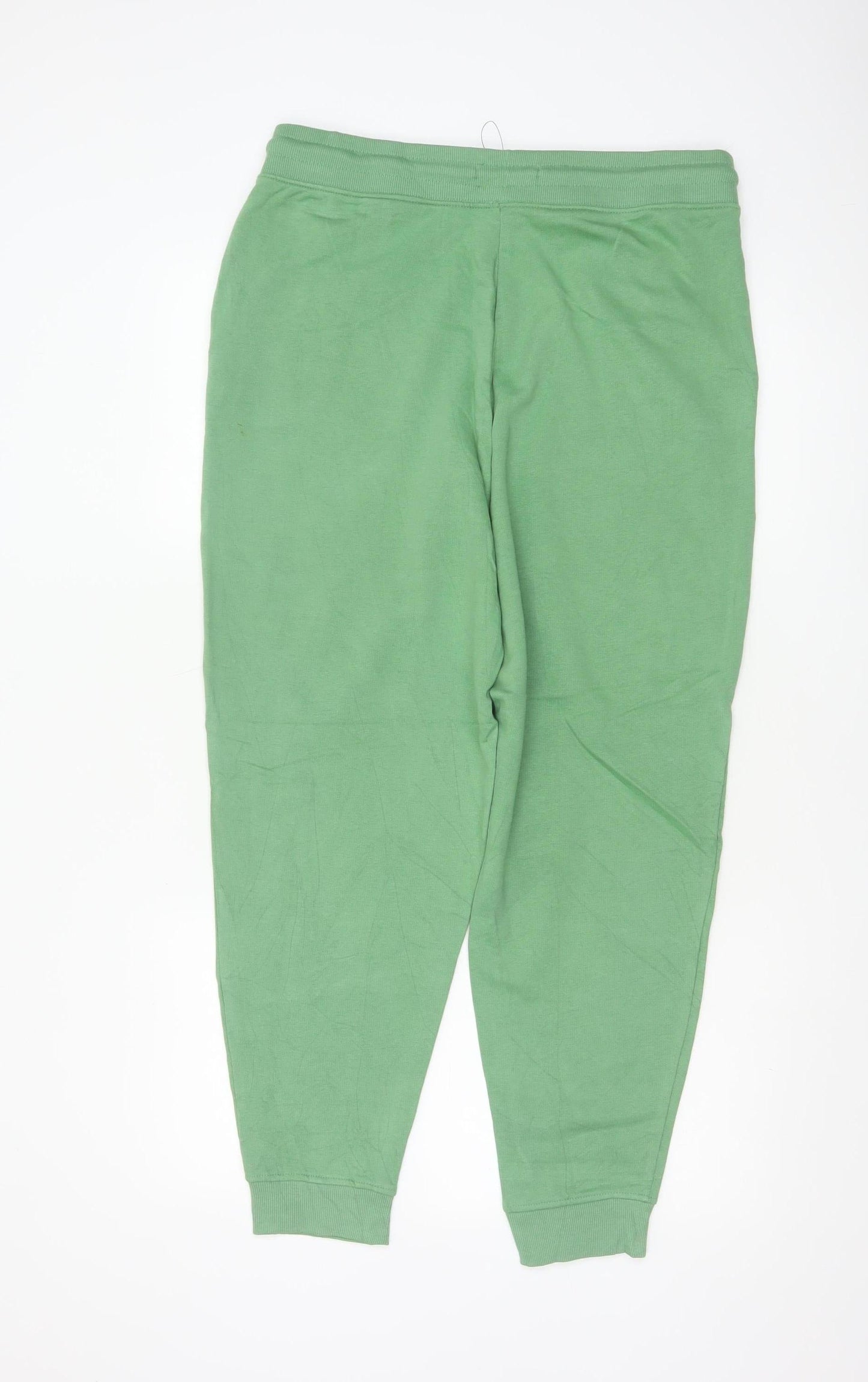 Marks and Spencer Women’s Green Cotton Jogger Trousers Size 14