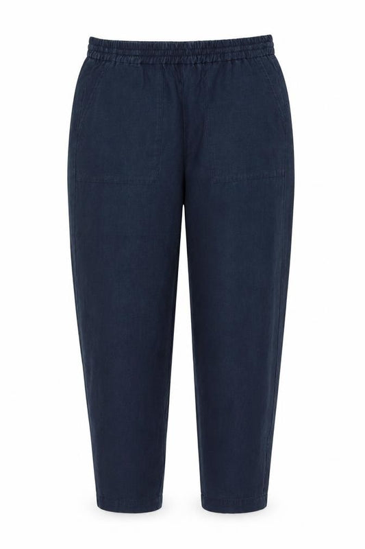 Marks and Spencer Womens Blue Size 14 Tapered Trousers