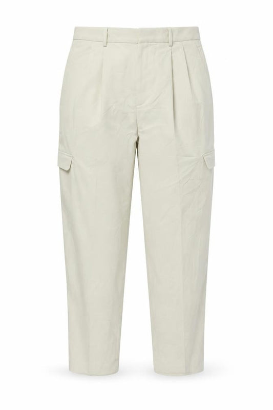 ASOS Women Beige Cargo Chino Trousers Size S High Waist