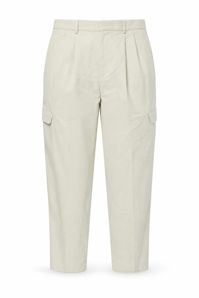 ASOS Women Beige Cargo Chino Trousers Size S High Waist