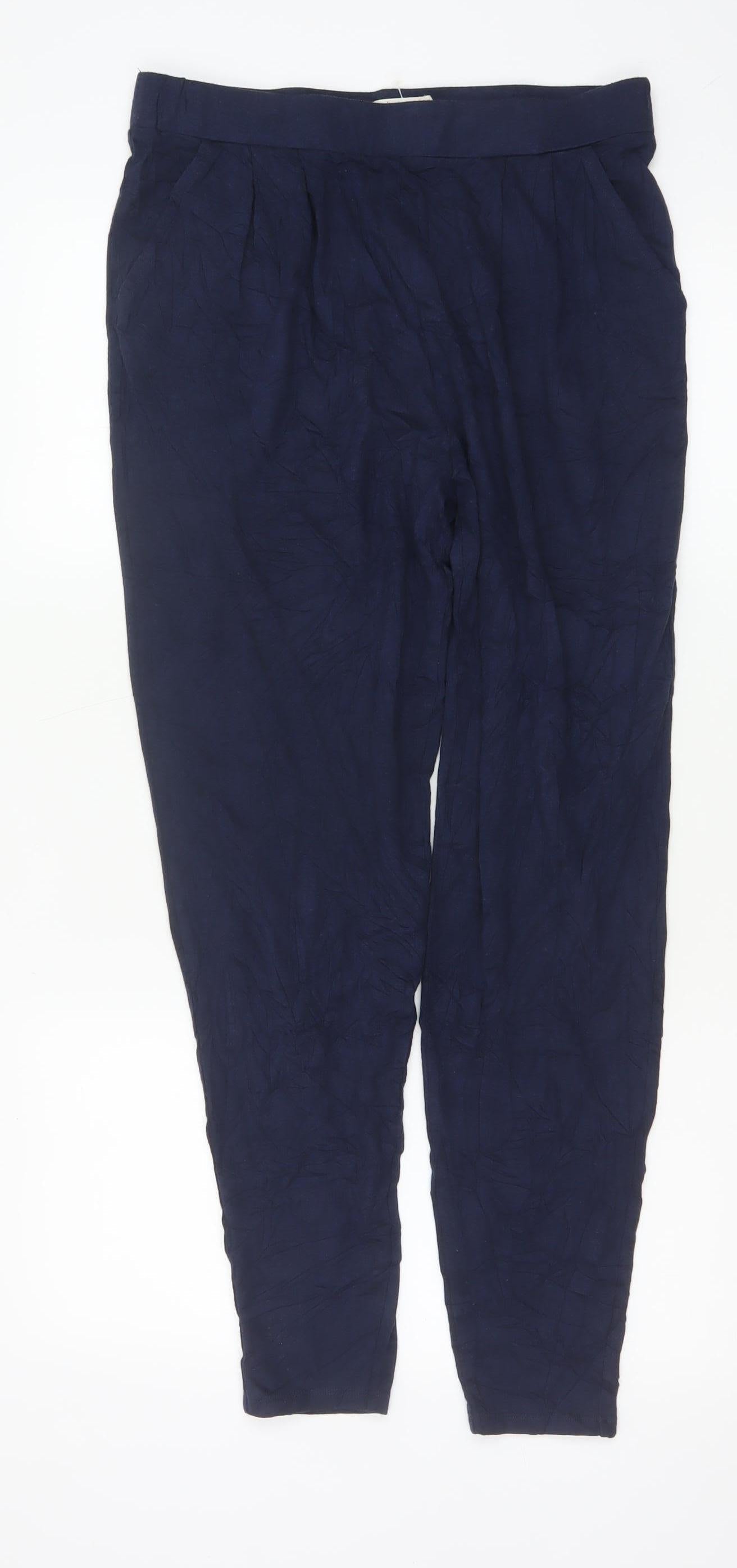 Seasalt Cornwall Women’s Blue Porthminster Tapered Trousers Size 12