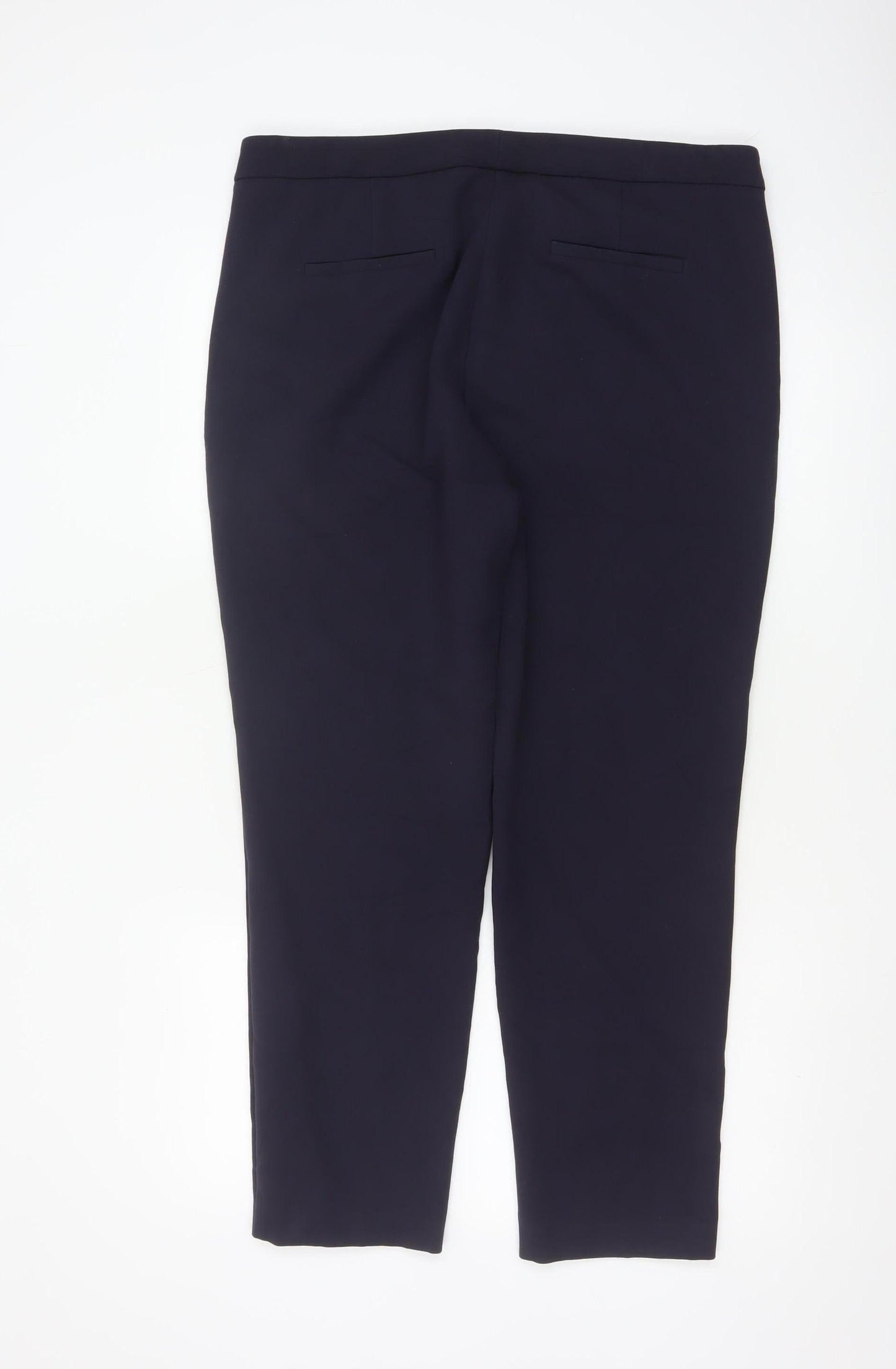Marks and Spencer Autograph Women's Navy Size 16 Ankle Trousers
