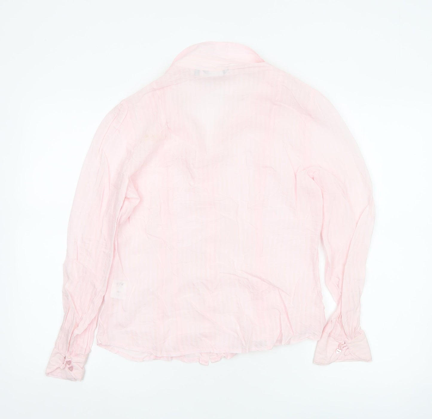 Marks & Spencer Per Una Women Pink Button-Up Blouse Size 12