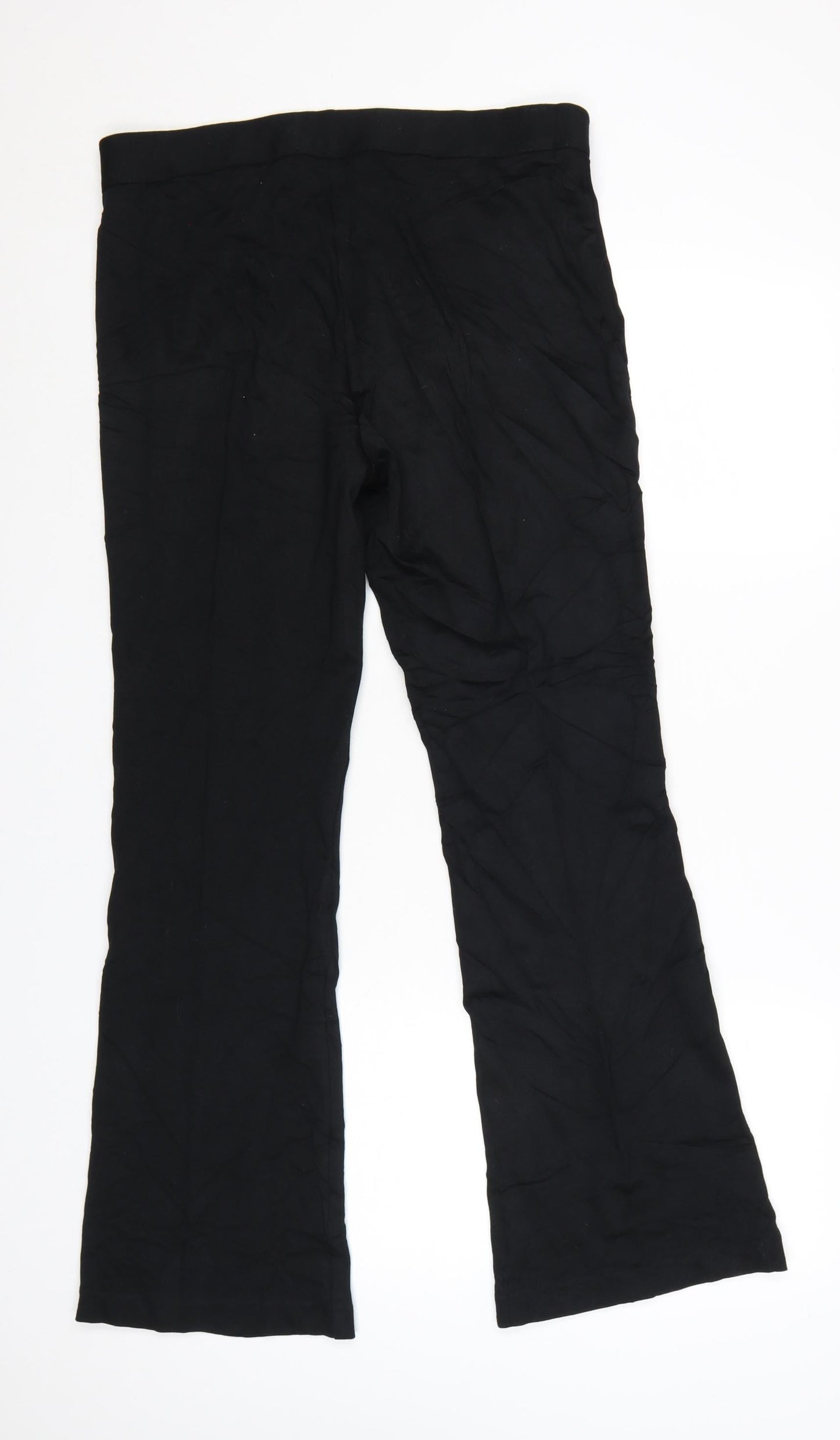 Marks and Spencer Women Black Size 14 Stretch Jersey Leggings