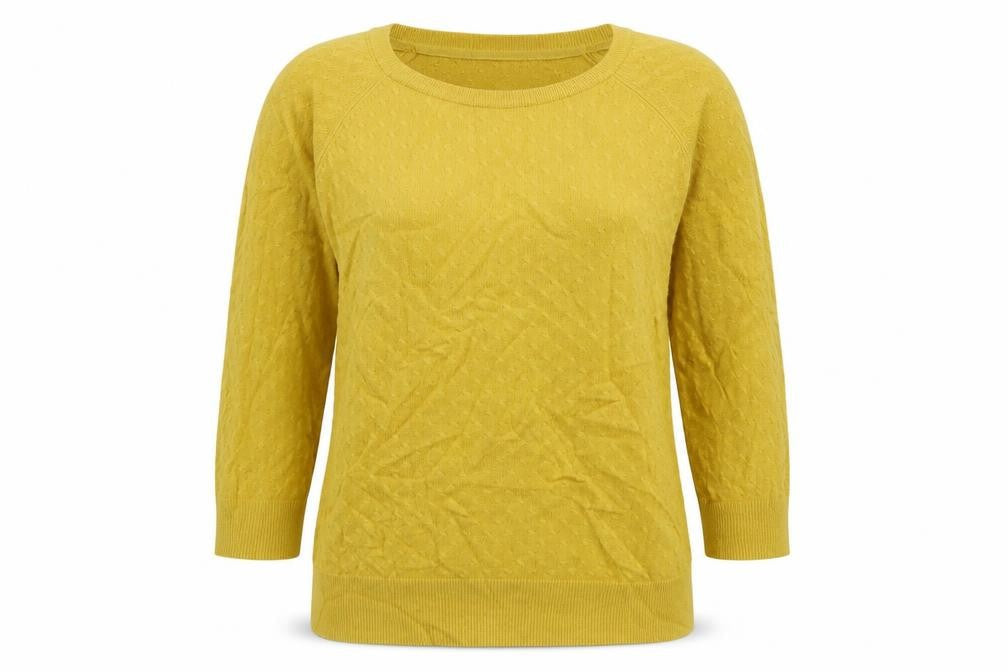 Marks & Spencer Per Una Women Yellow Size 10 Knit Pullover Jumper