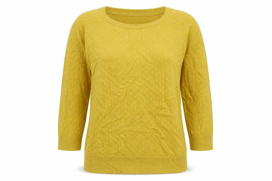 Marks & Spencer Per Una Women Yellow Size 10 Knit Pullover Jumper