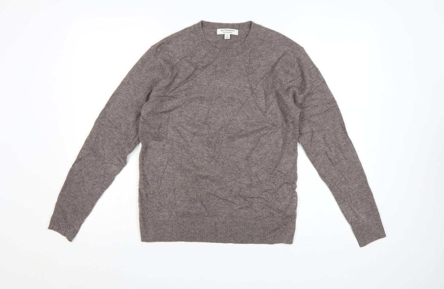 Marks and Spencer Autograph Men's Brown Cashmere Jumper Size S