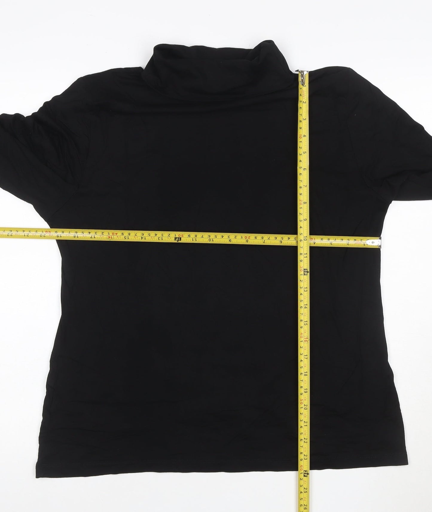 Joe Browns Women’s Black Roll Neck Long Sleeve Top Size 14