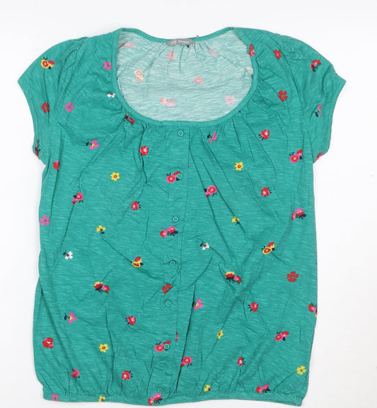 Prewornwholesale purple cropped slim fit active T-shirt with short sleeves and a high neckline.