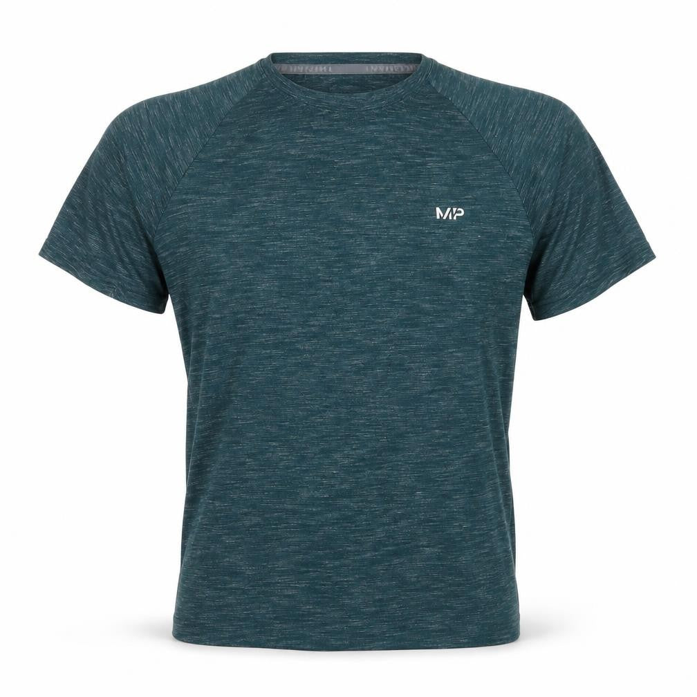 MyProtein Men's Blue Green Short Sleeve Athletic T-Shirt Size M