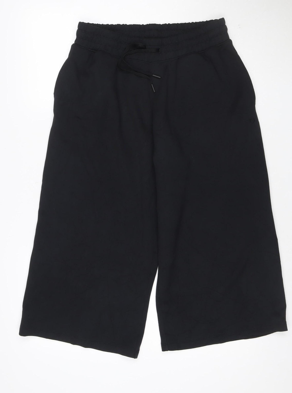Marks & Spencer Goodmove Women's Black Size 12 Wide-Leg Activewear Trousers