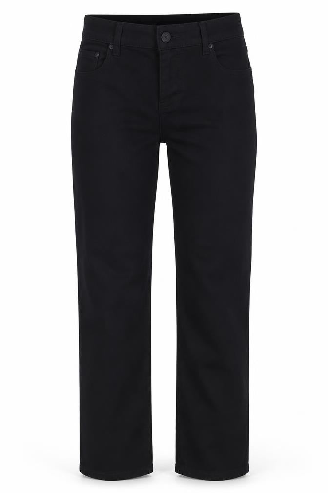 Marks & Spencer Women’s Black Straight Jeans Size 8 Regular Stretch Denim