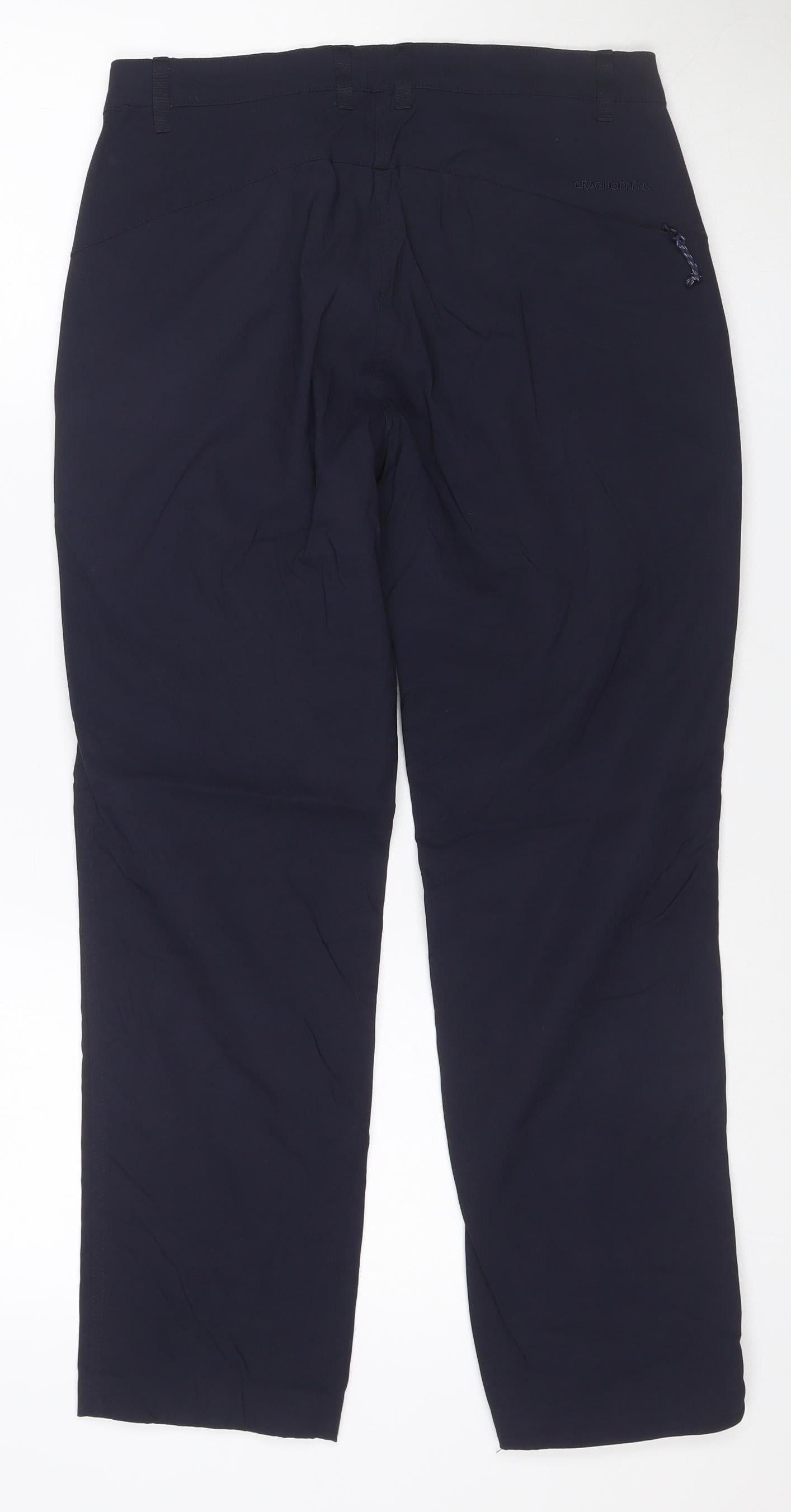 Craghoppers Women's Blue Size 10 Lightweight Travel Trousers