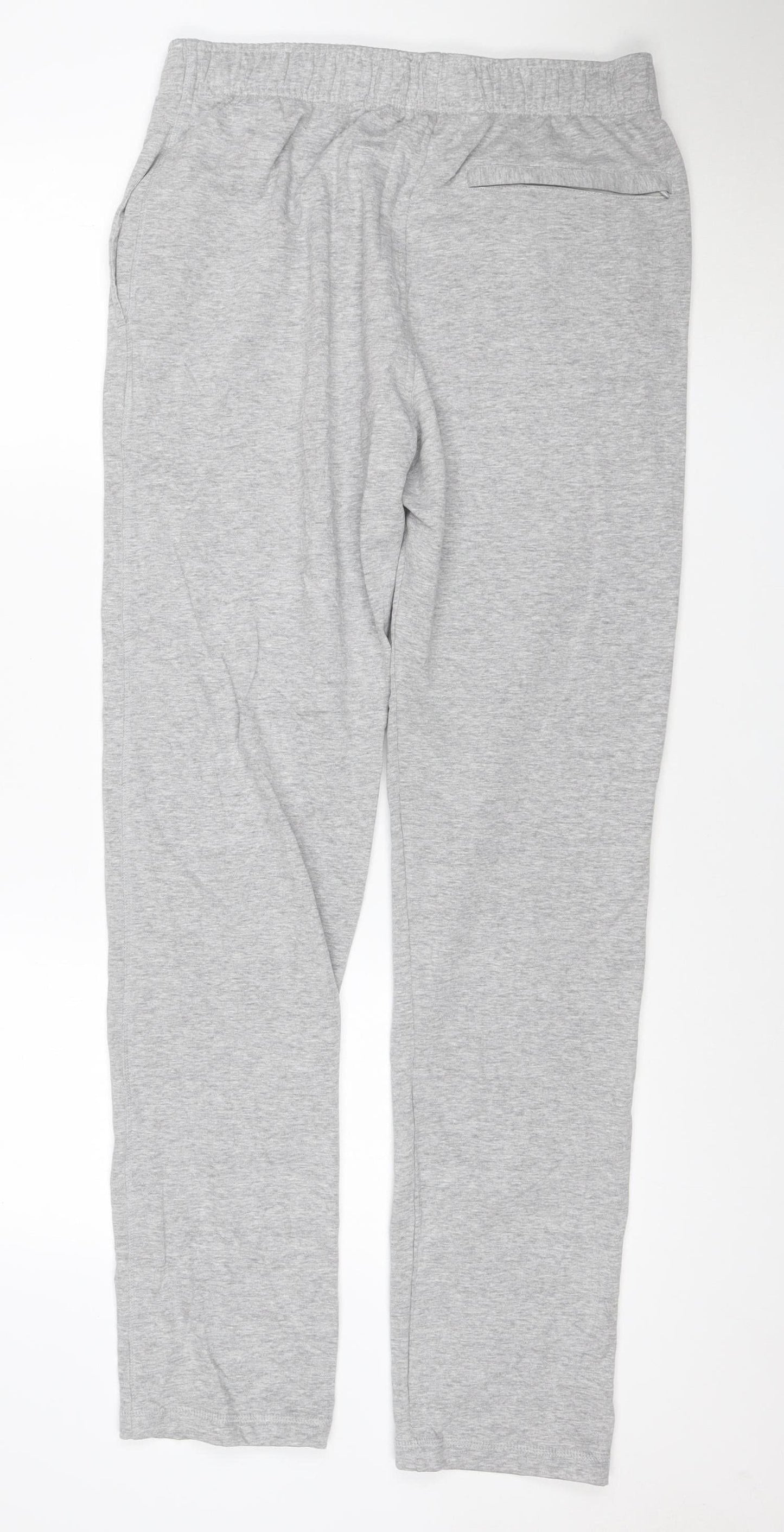 Marks and Spencer Men's Grey Regular Fit Jogger Trousers L