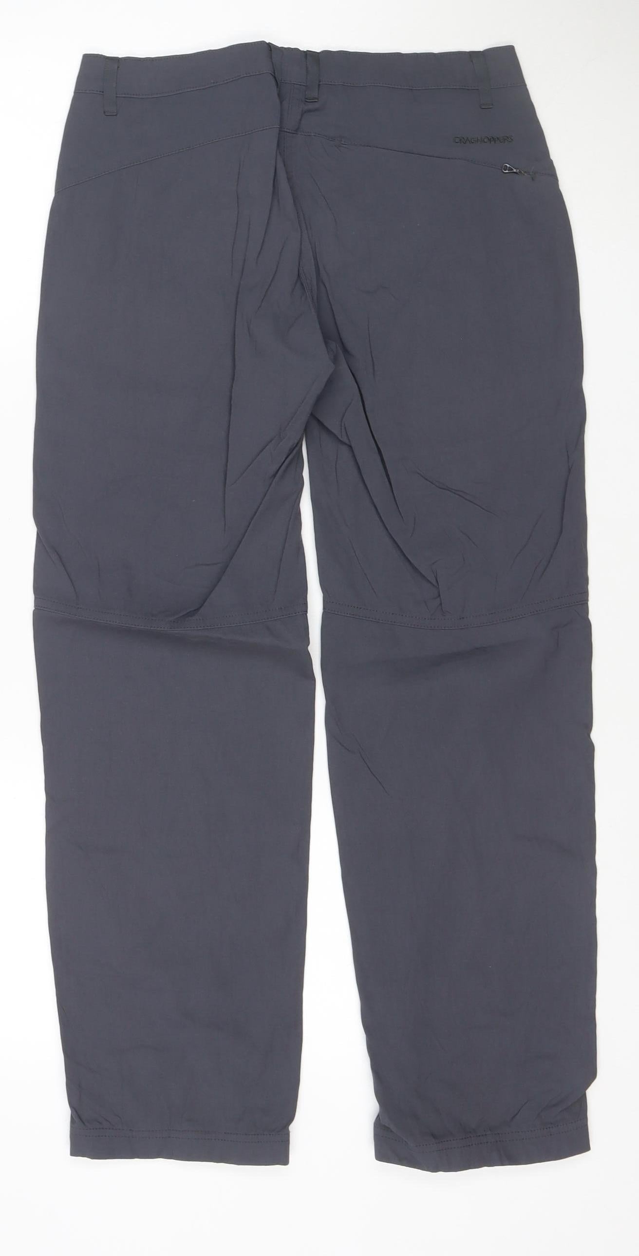 Craghoppers Womens Grey Cargo Travel Trousers Size 10 Regular