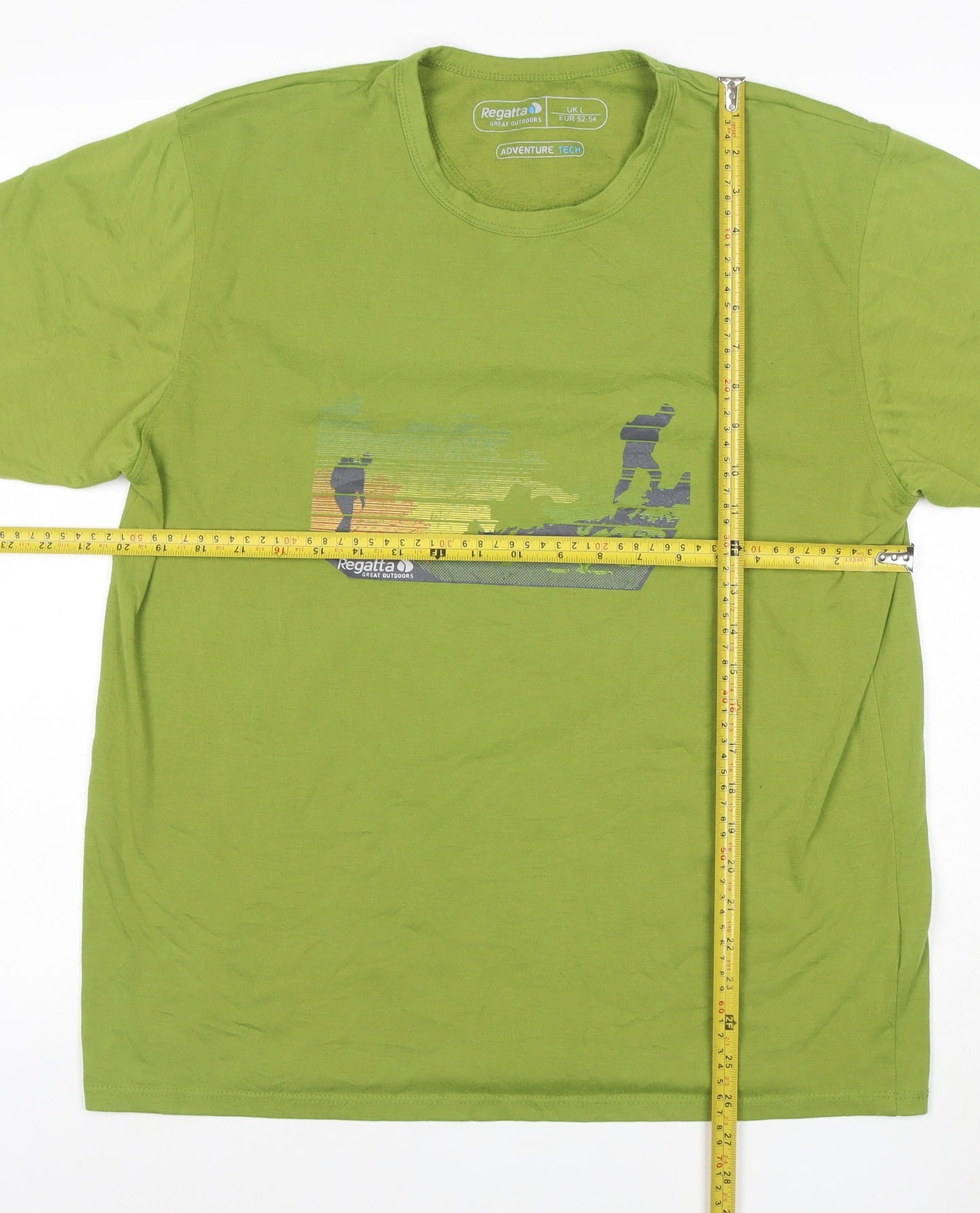Regatta Men’s Green Adventure Tech Outdoor Graphic T-Shirt Size L