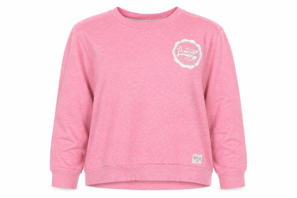 Penbridge and Rose Women's Pink Cotton Jersey Long Sleeve T-Shirt Size 14