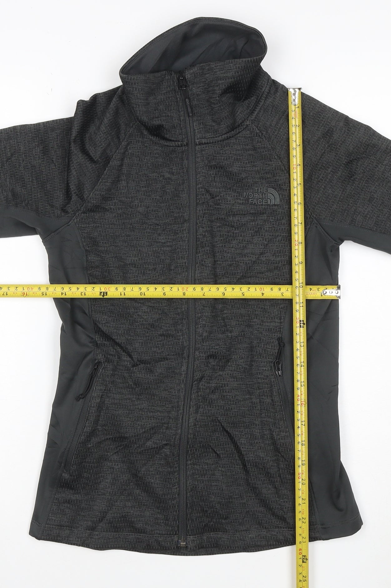 The North Face Womens Black XS Softshell Full Zip Jacket