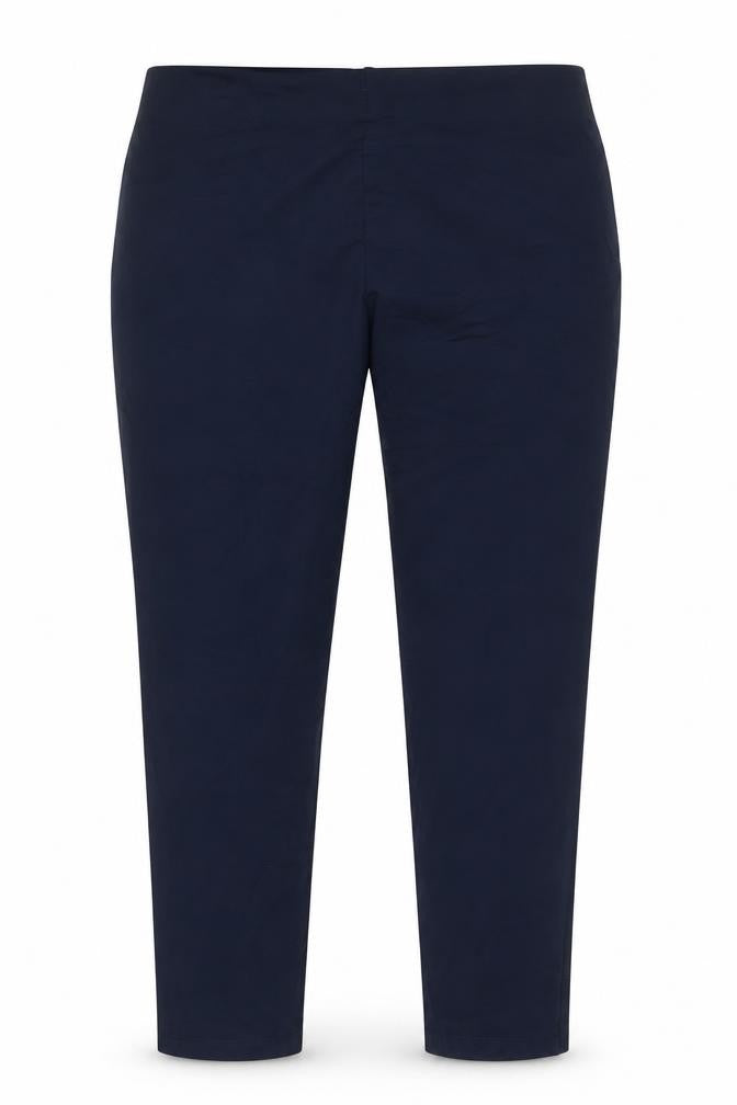Principles Women Navy Blue Size 20 Straight Leg Trousers