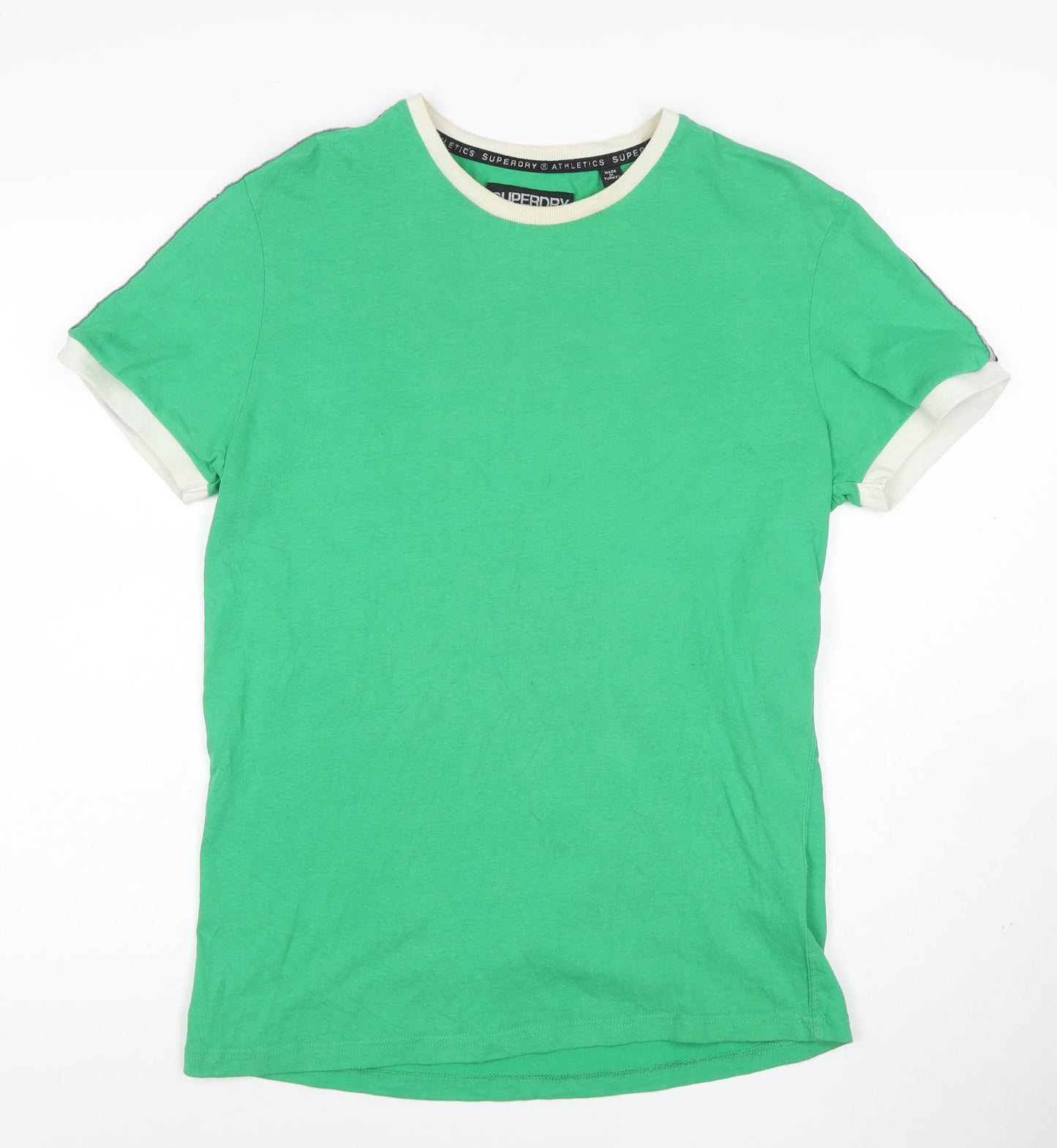 Superdry Men's Green Athletic Crew Neck Short Sleeve T-Shirt L