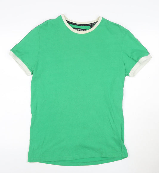 Superdry Men's Green Athletic Crew Neck Short Sleeve T-Shirt L