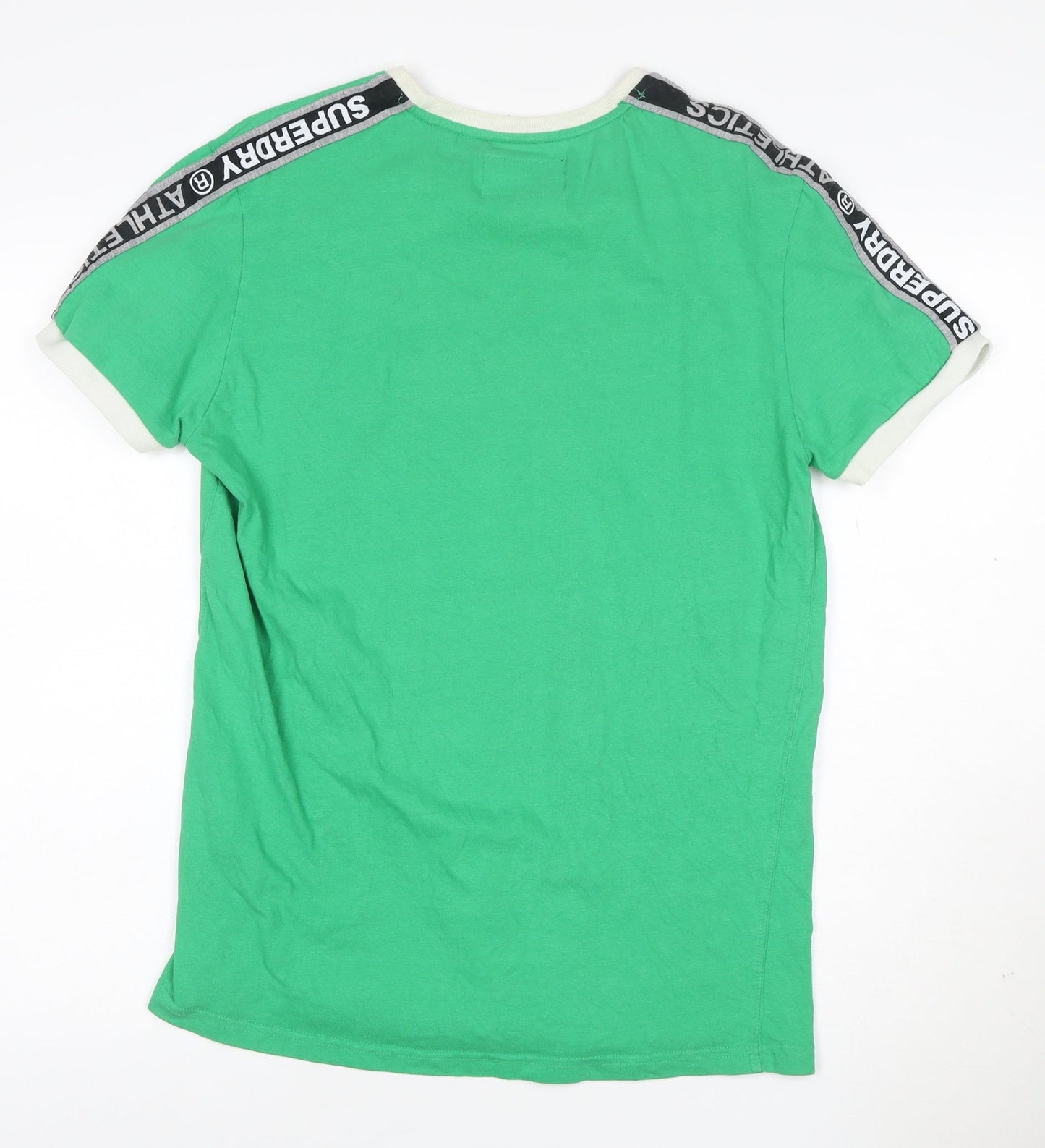 Superdry Men's Green Athletic Crew Neck Short Sleeve T-Shirt L