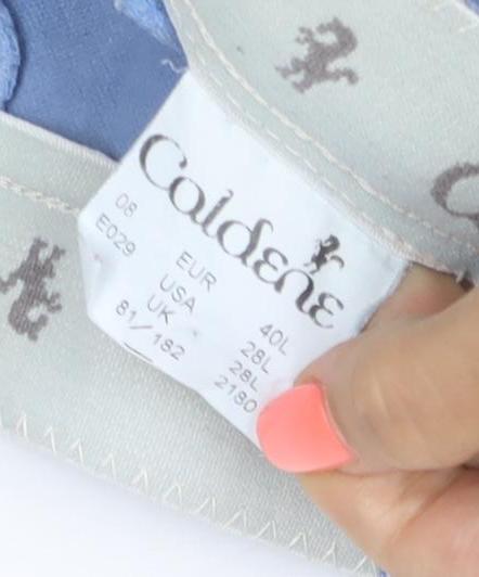 Caldene Womens Blue Cotton Blend Riding Trousers UK 12