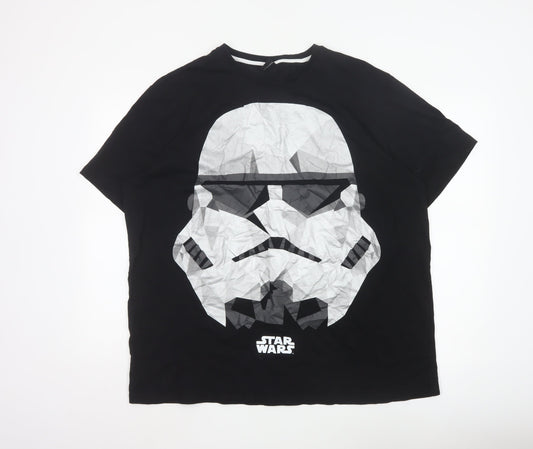 Star Wars George Men's Black XXXL Stormtrooper Graphic T-Shirt