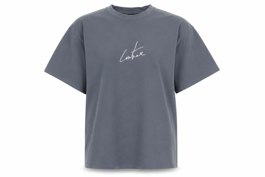 The Couture Club Women's Grey Relaxed Fit T-Shirt UK 8
