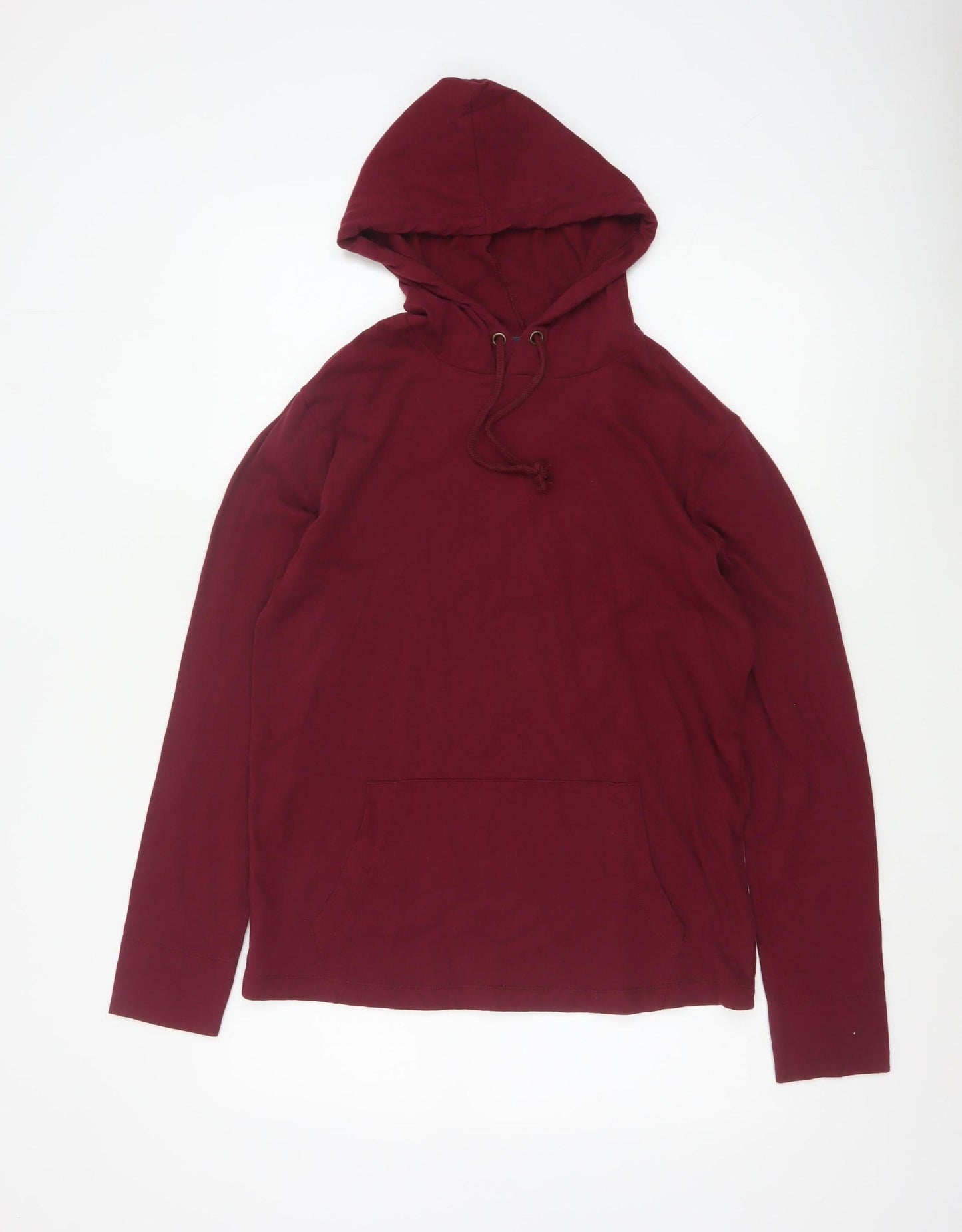 Gap Men’s Red Pullover Hoodie Small Soft Cotton Lightweight