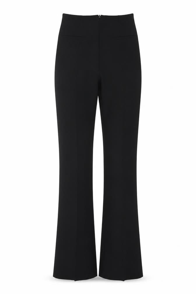 Zara Women’s Black XS Flared Trousers Polyester Blend Workwear