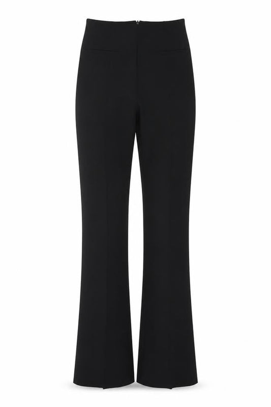 Zara Women’s Black XS Flared Trousers Polyester Blend Workwear