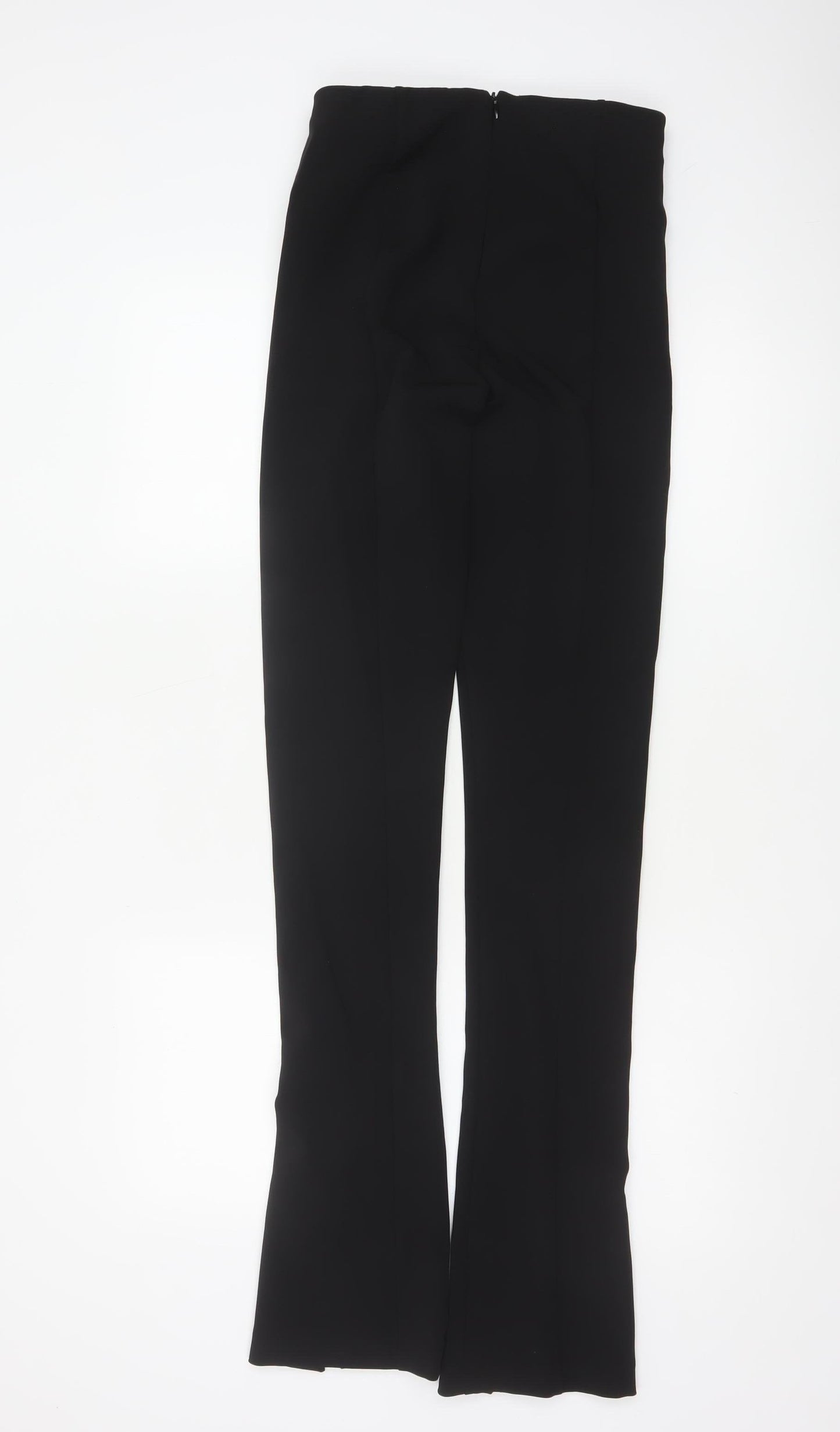 Zara Women’s Black XS Flared Trousers Polyester Blend Workwear