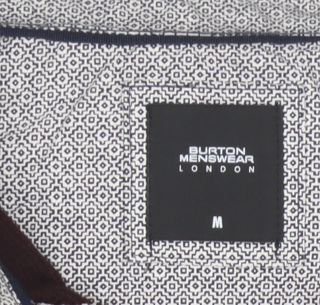 Burton Menswear London Men’s Brown Polo Shirt Size M Cotton Blend