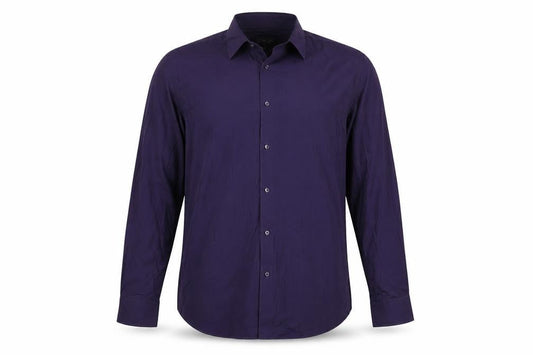 Taylor & Wright Men's Purple Long Sleeve Tailored Fit Shirt 16.5