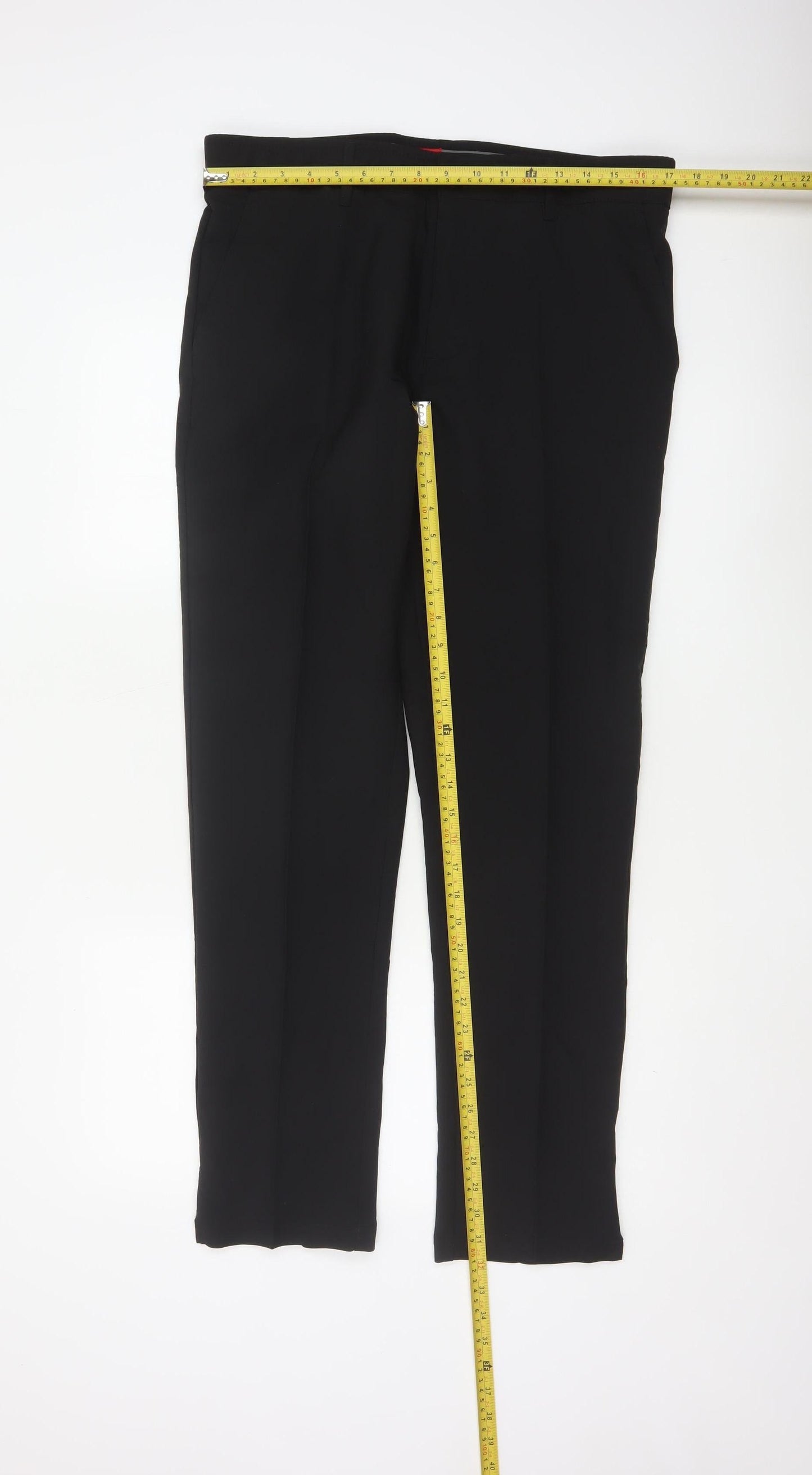 Slazenger Men's Black XL Straight Leg Dress Pants Trousers