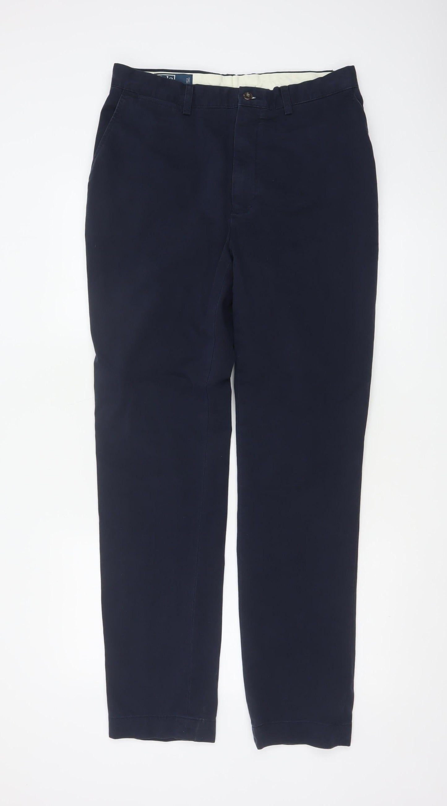 Ralph Lauren Men’s Blue Chino Trousers 32x34 Cotton Prospect Pant