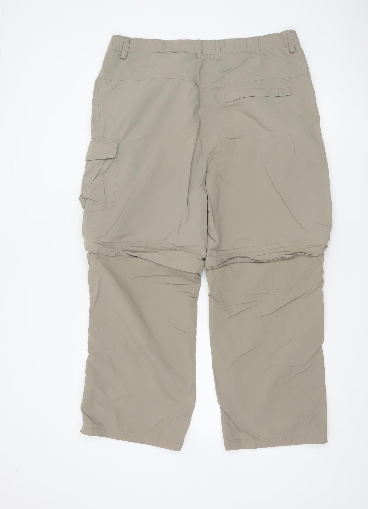 Craghoppers Women's Beige Convertible Cargo Trousers UK 18