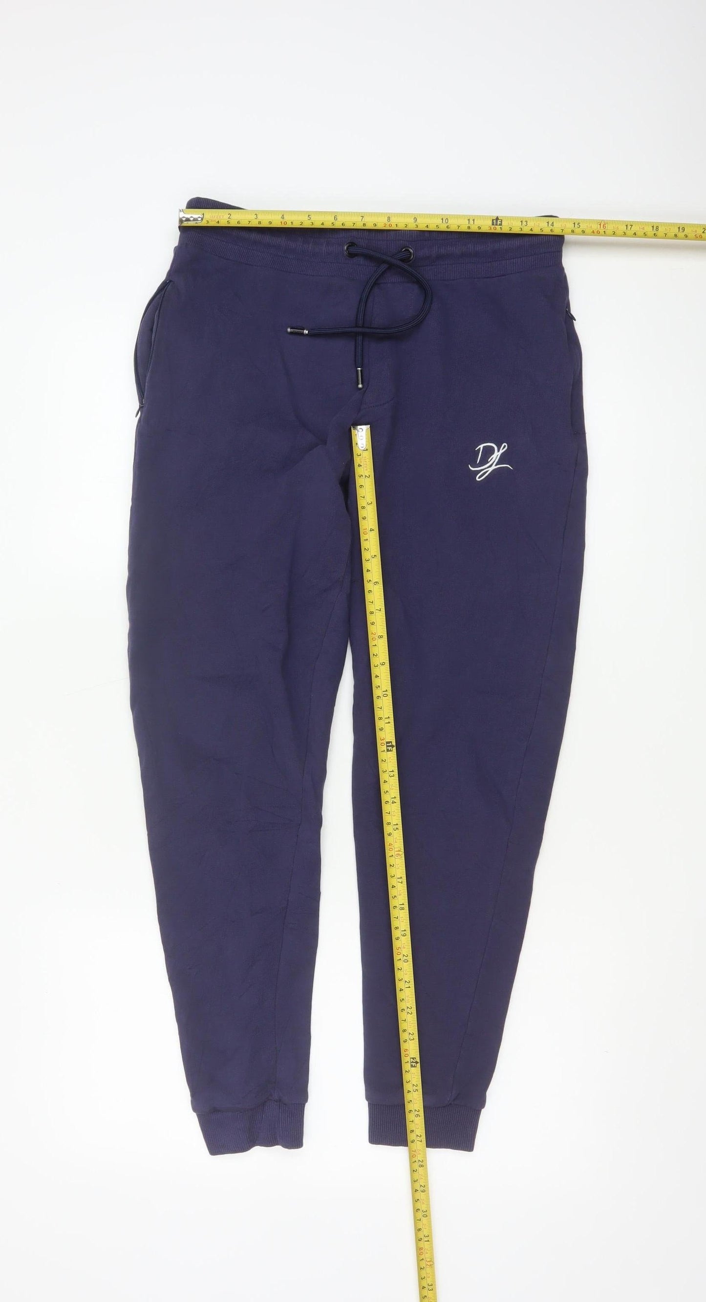 Dead Legacy Men's Blue Cotton Jogger Sweatpants S Regular Fit