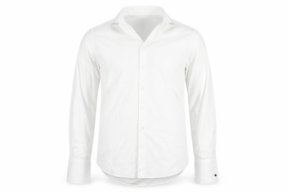 Marks & Spencer Sartorial White Regular Fit 16in Men's Cotton Shirt