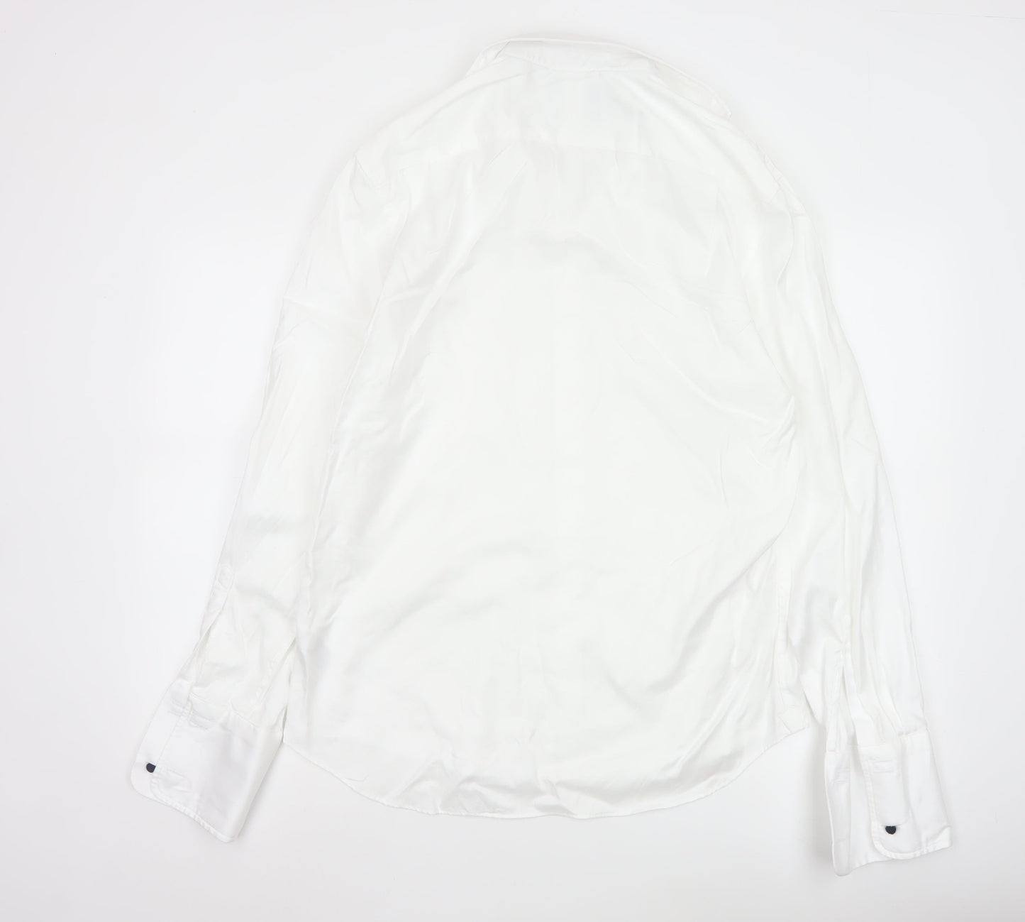 Marks and Spencer Sartorial White Regular Fit 16in Men's Cotton Shirt
