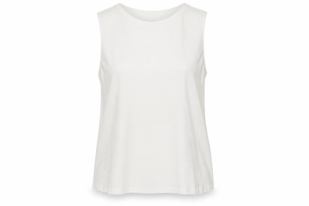 Marks & Spencer Women's White Size 18 Sleeveless Basic Tank Top