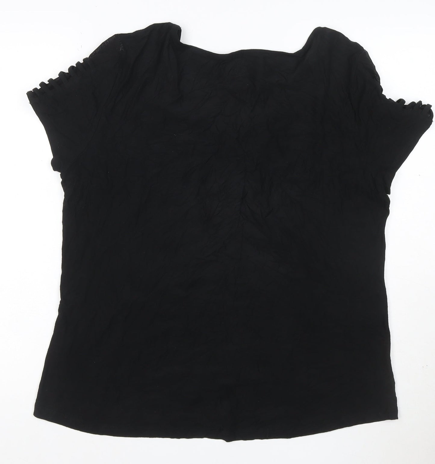 Hard Rock Cafe Womens Black XL Music Graphic Short Sleeve T-Shirt