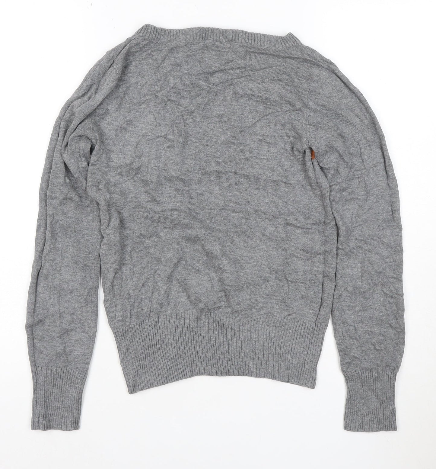 Louche Women's Grey Animal Lovebirds Knit Jumper XS