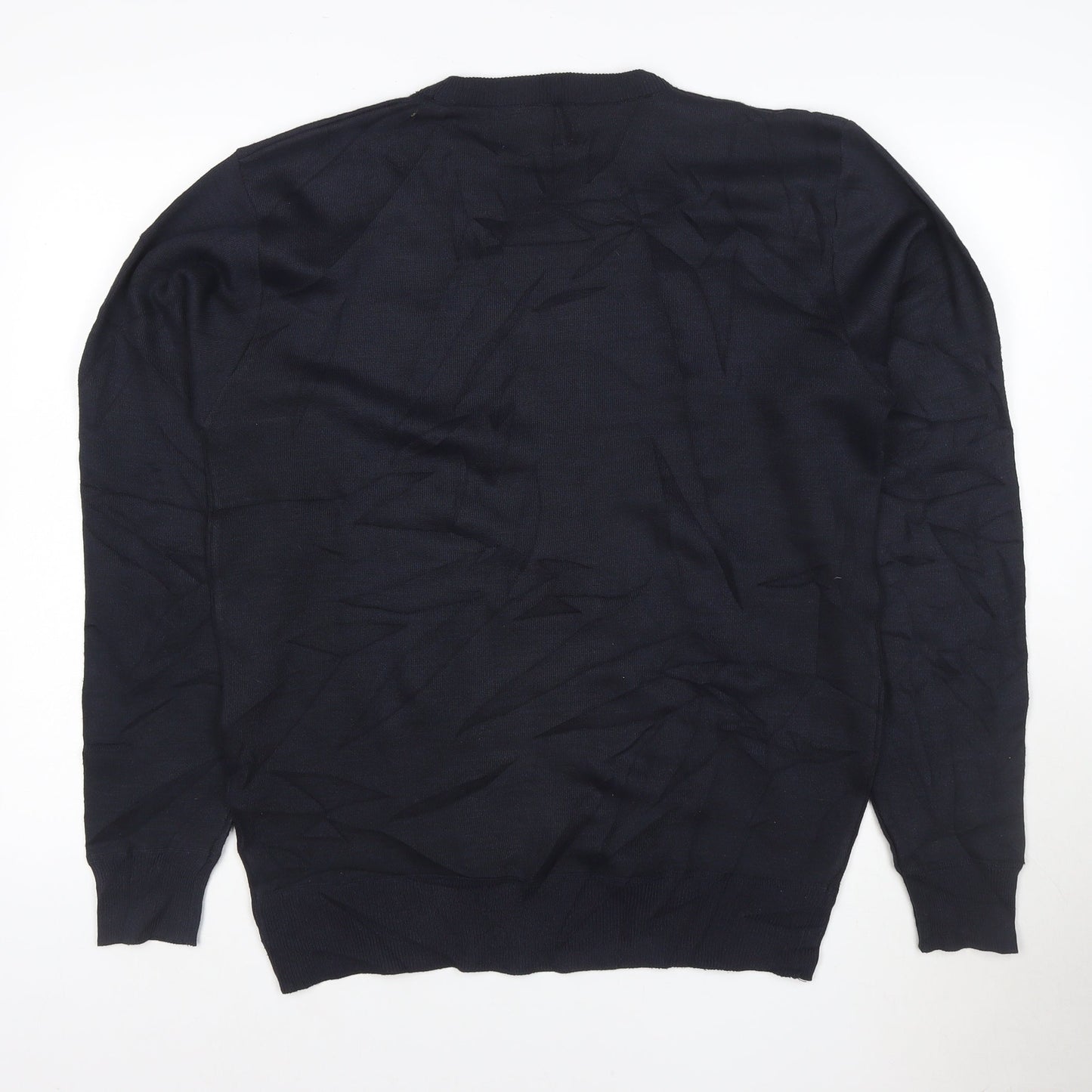 Ballantrae Men's Blue Crew Neck Pullover Jumper L Classic Fit