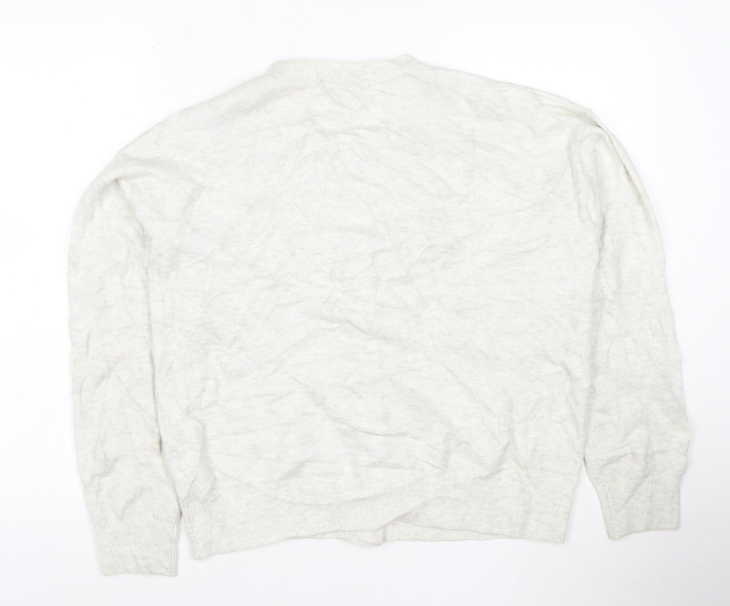Marks and Spencer Women's Ivory Knit Button Cardigan Size M