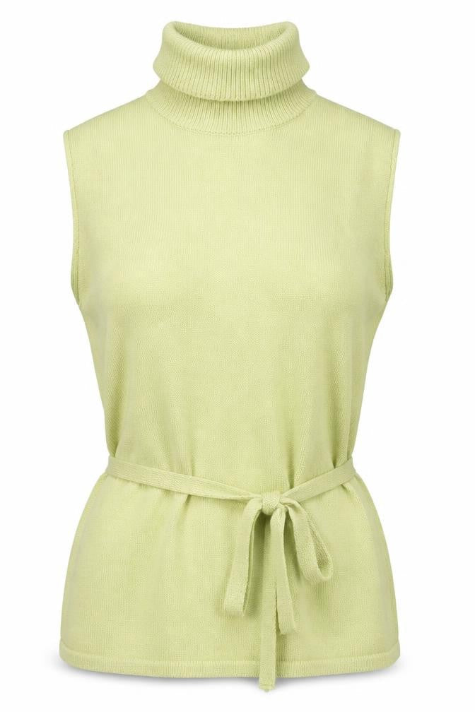 Kaliko Women's Green Knit Strapless Tie Blouse Size 12